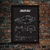 Quadro/Poster Bmw 325I E36 Sedan | Preto & Branco - loja online