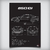 Quadro/Poster Bmw 850Ci | Preto & Branco - Interlakes | Eternize sua paixão