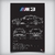 Quadro/Poster Bmw M3 G80 Sedan | Preto & Branco - Interlakes | Eternize sua paixão