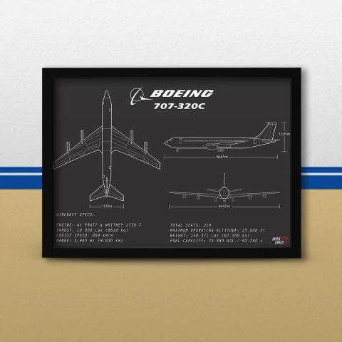 Quadro/Poster Boeing 707 320C