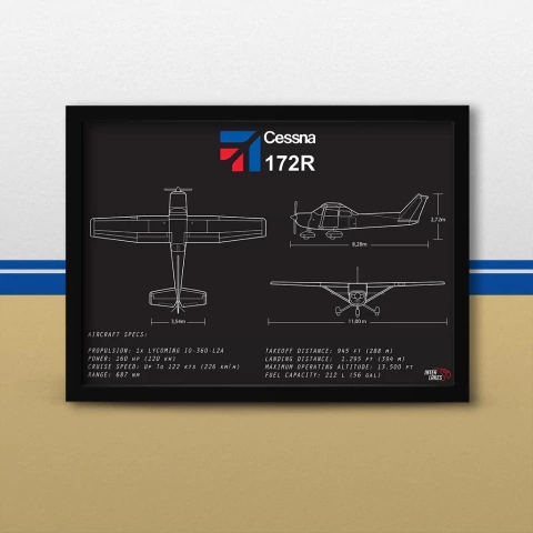 Quadro/Poster Cessna 172R