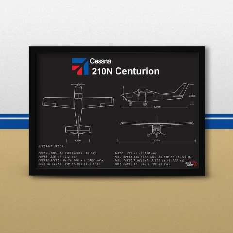 Quadro/Poster Cessna 210N Centurion