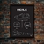 Quadro/Poster Chevrolet Agile Ltz 2010 | Preto & Branco - loja online