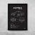 Quadro/Poster Chevrolet Astra Expression 2001 | Preto & Branco