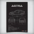 Quadro/Poster Chevrolet Astra Gls 2000 | Preto & Branco - Interlakes | Eternize sua paixão