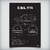 Quadro/Poster Chevrolet Celta 4P G1 | Preto & Branco - Interlakes | Eternize sua paixão