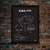 Quadro/Poster Chevrolet Celta 4P G1 | Preto & Branco - loja online