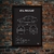 Quadro/Poster Chevrolet Corsa Classic 2005 | Preto & Branco - loja online
