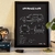 Quadro/Poster Chevrolet Ipanema Gl 4P 1991 | Preto & Branco - comprar online