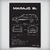 Quadro/Poster Chevrolet Marajo Sl 1988 | Preto & Branco - Interlakes | Eternize sua paixão