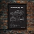 Quadro/Poster Chevrolet Marajo Sl 1988 | Preto & Branco - loja online