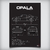 Quadro/Poster Chevrolet Opala Comodoro 4.1 1987 | Preto & Branco - Interlakes | Eternize sua paixão