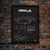 Quadro/Poster Chevrolet Opala Comodoro 4.1 1987 | Preto & Branco - loja online