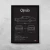 Quadro/Poster Chevrolet Opala Standard Coupe 2.5 1975 | Preto & Branco