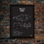 Quadro/Poster Chrysler 300M | Preto & Branco - loja online
