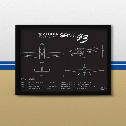 Quadro/Poster Cirrus Sr20 G3