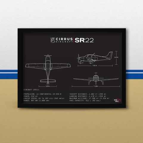 Quadro/Poster Cirrus Sr22 G2