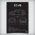 Quadro/Poster Citroen C4 Hatch 1.6 | Preto & Branco - Interlakes | Eternize sua paixão