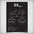 Quadro/Poster Citroen Zx Coupe | Preto & Branco - Interlakes | Eternize sua paixão
