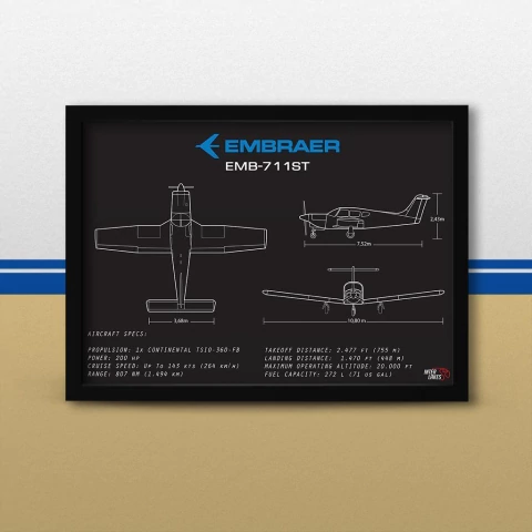 Quadro/Poster Embraer Emb-711St