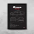 Quadro/Poster Fiat Marea Sedan 2.0 Turbo 2000 | Preto & Branco