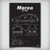 Quadro/Poster Fiat Marea Weekend 2.4 | Preto & Branco na internet