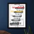 Quadro / Poster Fiat Uno 1.6 R 1990 | Colors