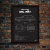 Quadro/Poster Ford Belina Del Rey 1988 | Preto & Branco - loja online