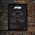 Quadro/Poster Honda Fit 1.5 Ex 2008 | Preto & Branco - loja online