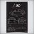 Quadro/Poster Hyundai I30 2.0 2011 | Preto & Branco - Interlakes | Eternize sua paixão