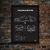 Quadro/Poster Hyundai Sonata 2.4 2011 | Preto & Branco - loja online