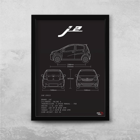 Quadro/Poster Jac J2 2010 | Preto & Branco