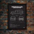 Quadro/Poster Jeep Wrangler Unlimited 2020 | Preto & Branco - loja online