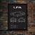 Quadro/Poster Lexus Lfa 2010 | Preto & Branco - loja online