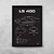 Quadro/Poster Lexus Ls400 1998 | Preto & Branco - comprar online