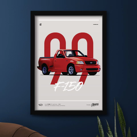Quadro / Poster Ford F-150 Lightning 1999 | Clássicos - comprar online