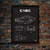 Quadro/Poster Mercedes-Benz C180 W205 | Preto & Branco - loja online