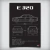 Quadro/Poster Mercedes-Benz E320 W124 | Preto & Branco - Interlakes | Eternize sua paixão