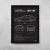 Quadro/Poster Mitsubishi Lancer Sportback Ralliart | Preto & Branco