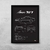 Quadro/Poster Miura 787 1988 | Preto & Branco