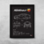 Quadro/Poster Fiat Fastback Abarth | Preto & Branco