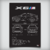 Quadro/Poster Bmw X6M F16 | Preto & Branco - Interlakes | Eternize sua paixão