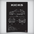 Quadro/Poster Nissan Kicks Sl 1.6 2018 | Preto & Branco - Interlakes | Eternize sua paixão