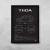 Quadro/Poster Nissan Tiida Sl 2011 | Preto & Branco