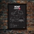 Quadro/Poster Peugeot 106 Quiksilver | Preto & Branco - loja online