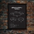 Quadro/Poster Porsche 550 Spyder | Preto & Branco - loja online
