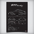 Quadro/Poster Porsche 911 996 Turbo | Preto & Branco - Interlakes | Eternize sua paixão