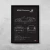 Quadro/Poster Porsche 911 Carrera S 991 1 Cabrio | Preto & Branco
