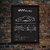 Quadro/Poster Porsche 911 Turbo 991.1 | Preto & Branco - loja online