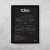 Quadro/Poster Renault Clio Rn 2001 | Preto & Branco